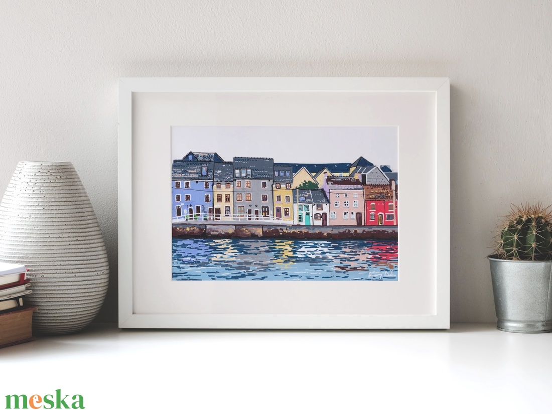 Galway - Művészeti nyomat (az eredeti akril filc rajz alapján) - otthon & életmód - dekoráció - kép & falikép - kép & falikép - Meska.hu Galway - Művészeti nyomat (az eredeti akril filc rajz alapján) - otthon & életmód - dekoráció - kép & falikép - kép & falikép - Meska.hu