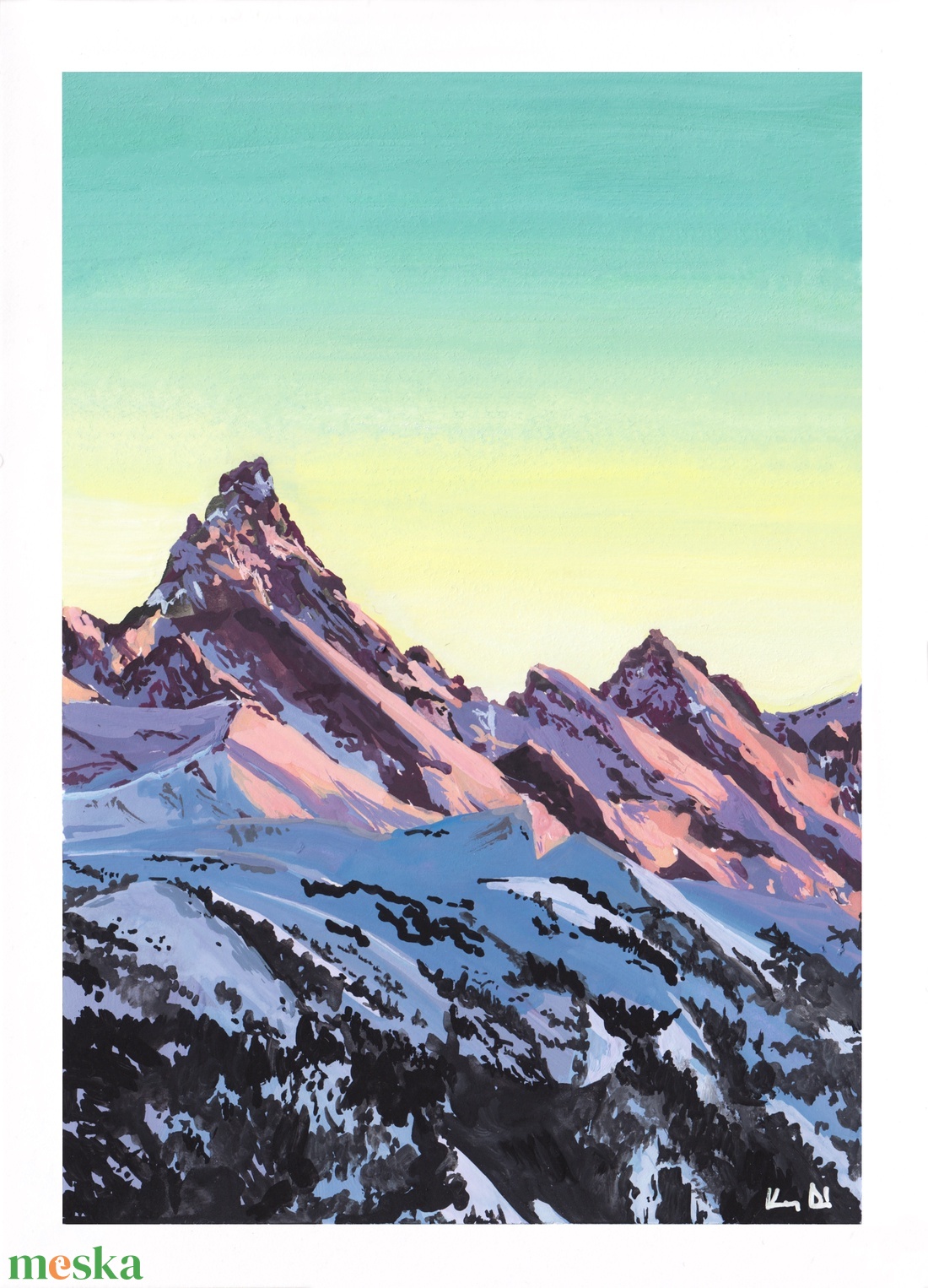 Csípős reggel - Művészeti nyomat (az eredeti gouache festmény alapján) - otthon & életmód - dekoráció - kép & falikép - kép & falikép - Meska.hu Csípős reggel - Művészeti nyomat (az eredeti gouache festmény alapján) - otthon & életmód - dekoráció - kép & falikép - kép & falikép - Meska.hu