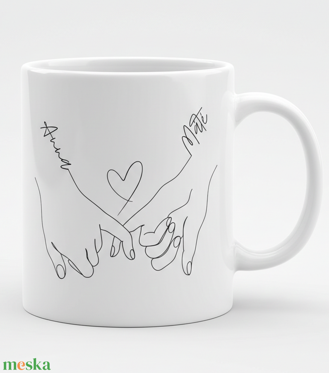 Örökké Együtt � Személyre szabható Minimalista Szerelmes Bögre - otthon & életmód - konyhafelszerelés, tálalás - tálalás - bögre & csésze - Meska.hu