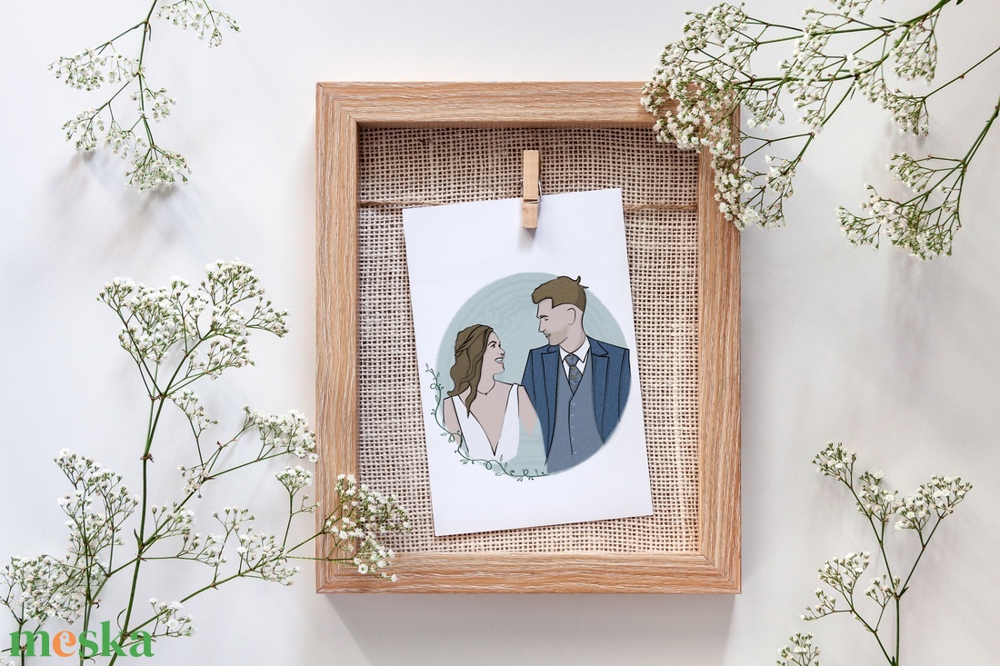 Egyedi, személyre szabható illusztráció - művészet - grafika & illusztráció - digitális - Meska.hu