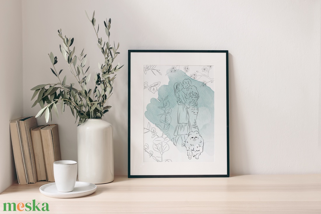 Egyedi, személyre szabható illusztráció - művészet - grafika & illusztráció - digitális - Meska.hu