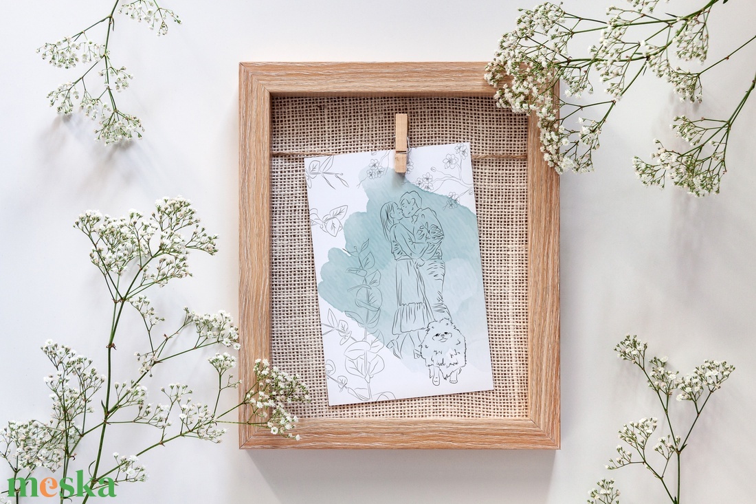 Egyedi, személyre szabható illusztráció - művészet - grafika & illusztráció - digitális - Meska.hu