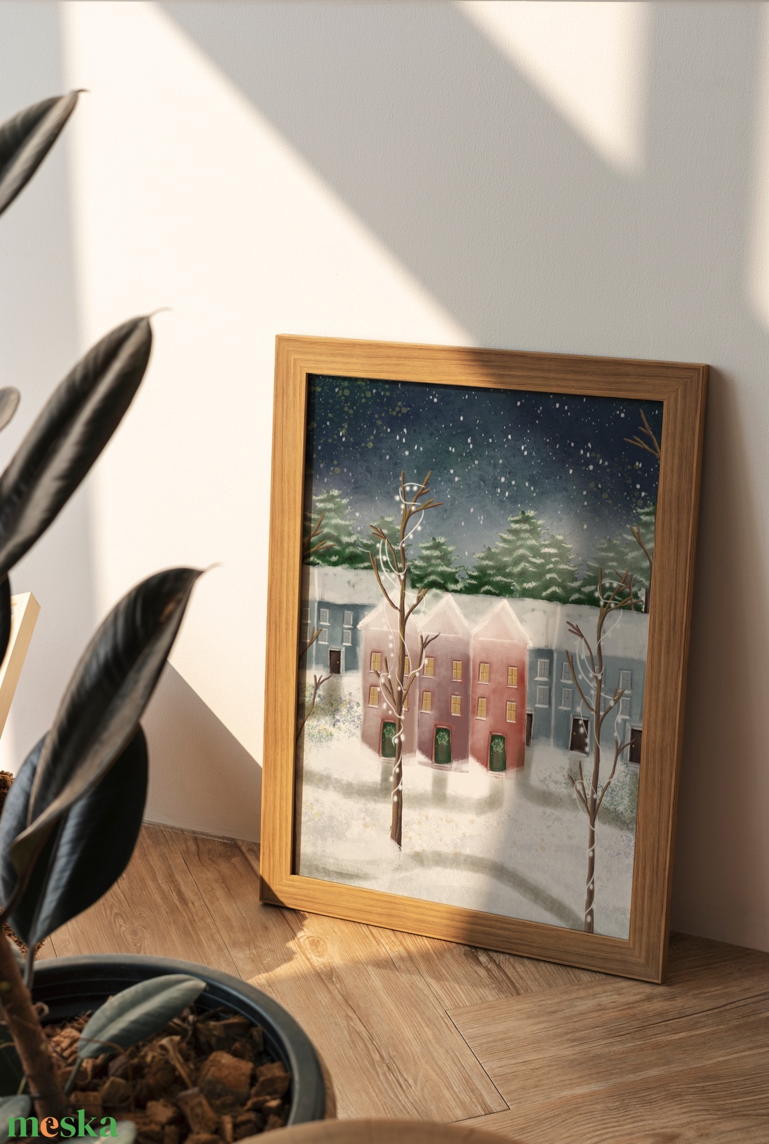 Csendes éji hóesés - művészet - grafika & illusztráció - digitális - Meska.hu