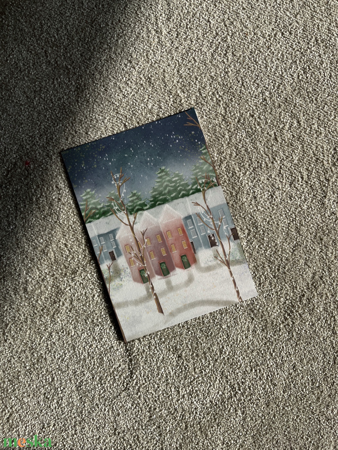 Csendes éji hóesés - művészet - grafika & illusztráció - digitális - Meska.hu