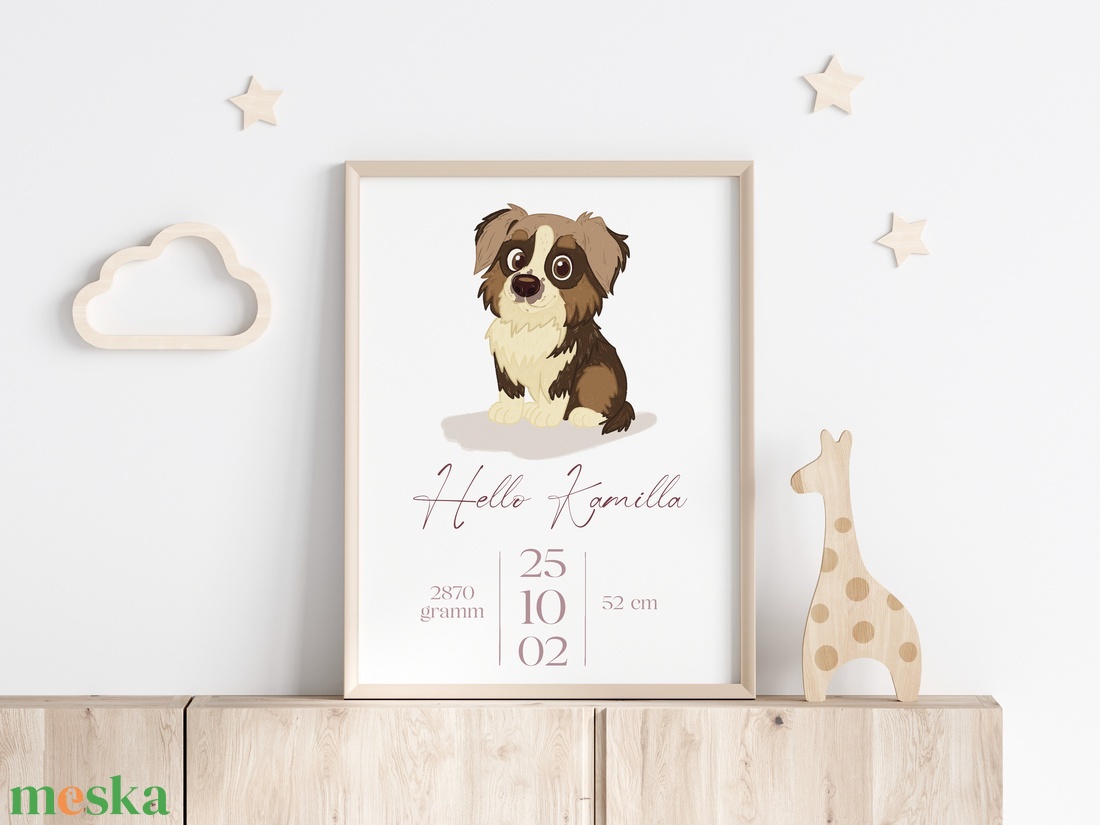 Személyre szabható Üdvözlet a kis kedvenctől - művészet - grafika & illusztráció - digitális - Meska.hu