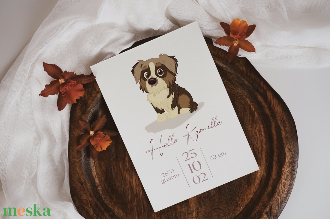 Személyre szabható Üdvözlet a kis kedvenctől - művészet - grafika & illusztráció - digitális - Meska.hu