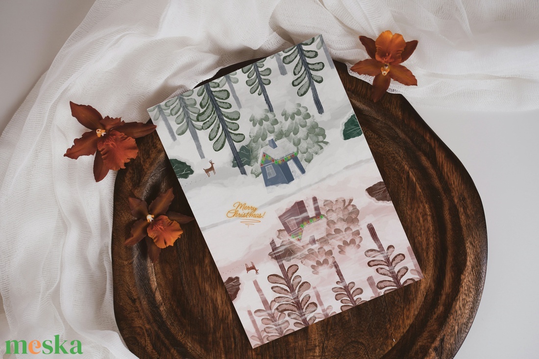 Téli tükröződés - művészet - grafika & illusztráció - digitális - Meska.hu