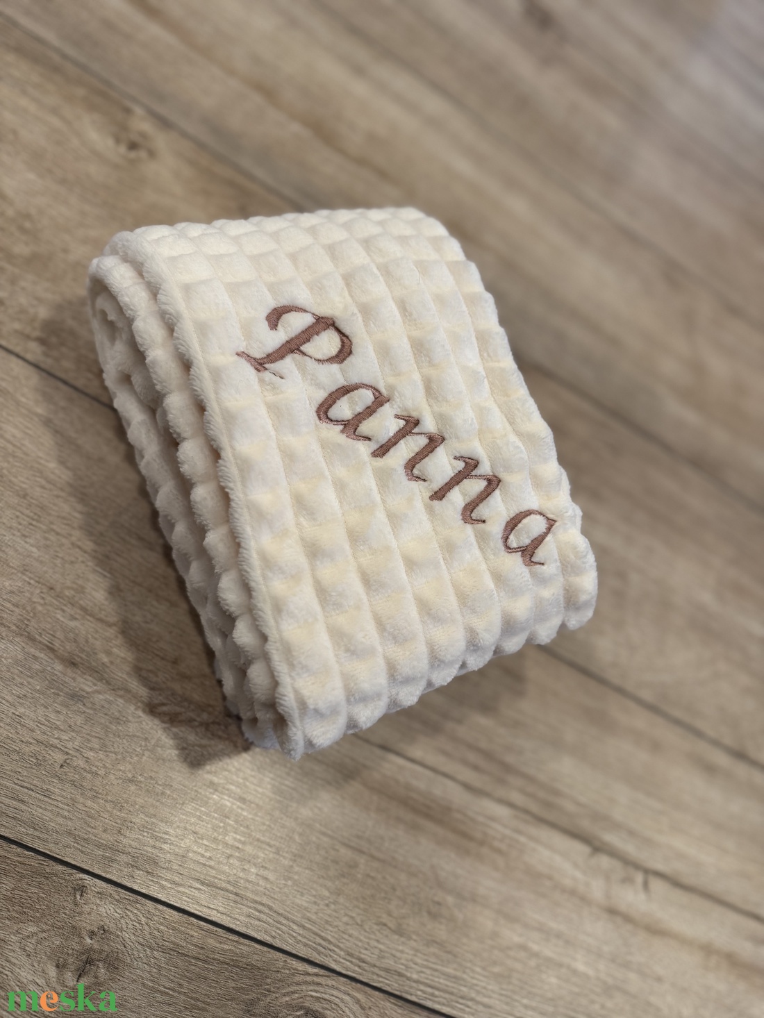 Egyrétegű babatakaró - minta nélkül , névvel  - baba - mama - baba ágynemű - babatakaró, gyerek pléd - Meska.hu