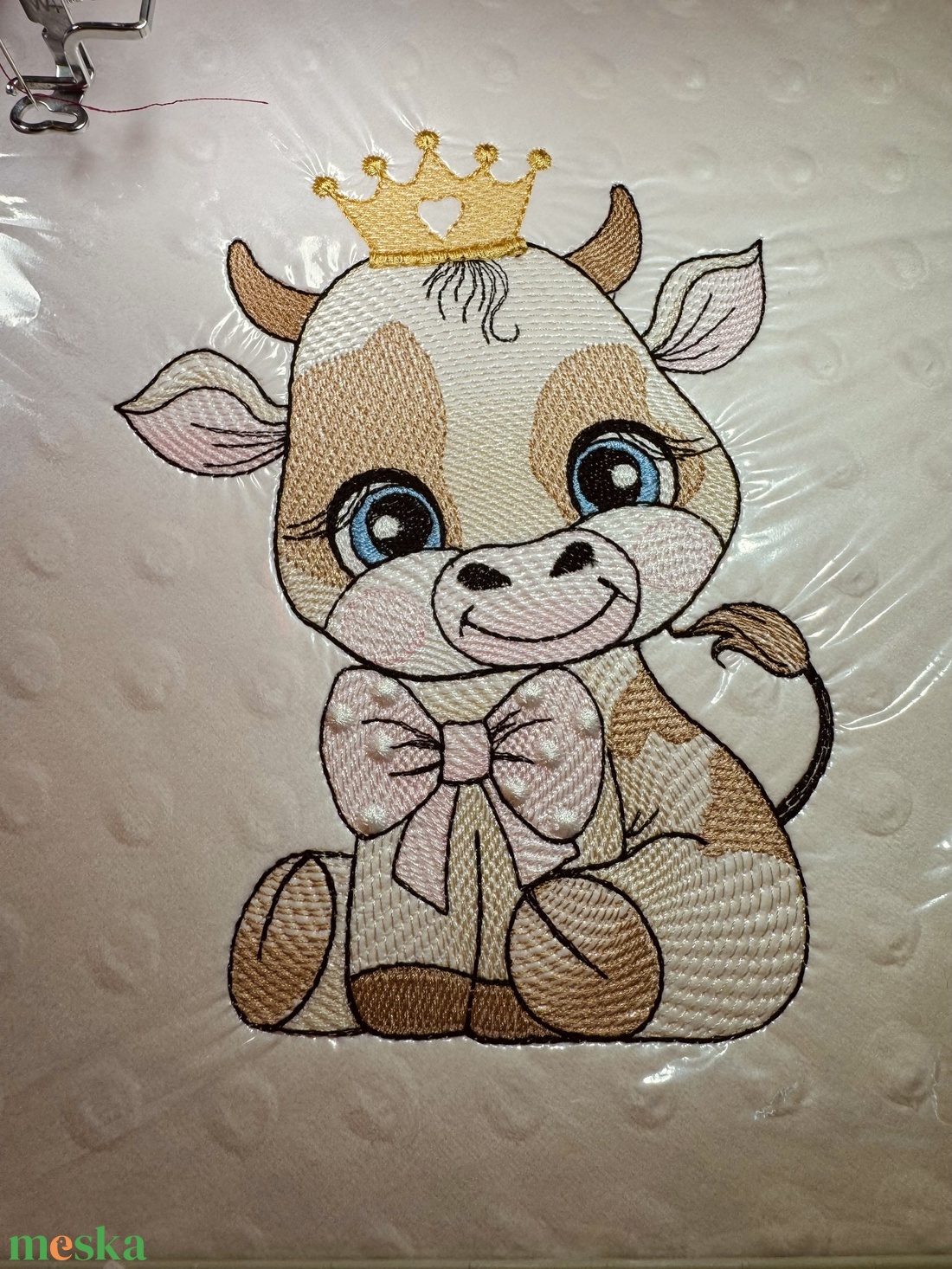 Boci mintás babatakaró - hímzett, névre szóló  - baba - mama - babalátogató ajándékcsomag - Meska.hu