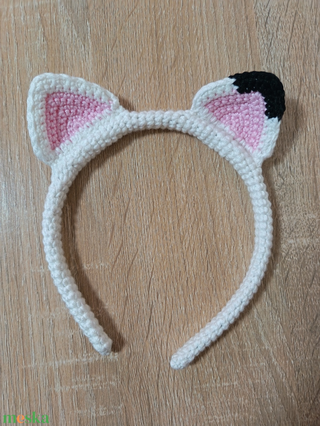 Horgolt Pandis hajpánt - ruha & divat - hajdísz & hajcsat - hajráf & hajpánt - Meska.hu