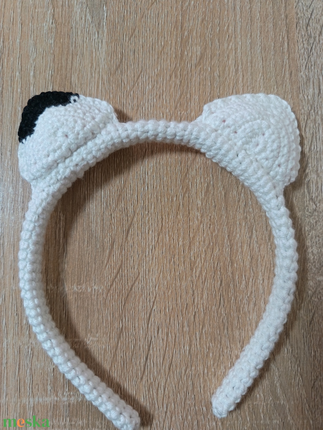 Horgolt Pandis hajpánt - ruha & divat - hajdísz & hajcsat - hajráf & hajpánt - Meska.hu