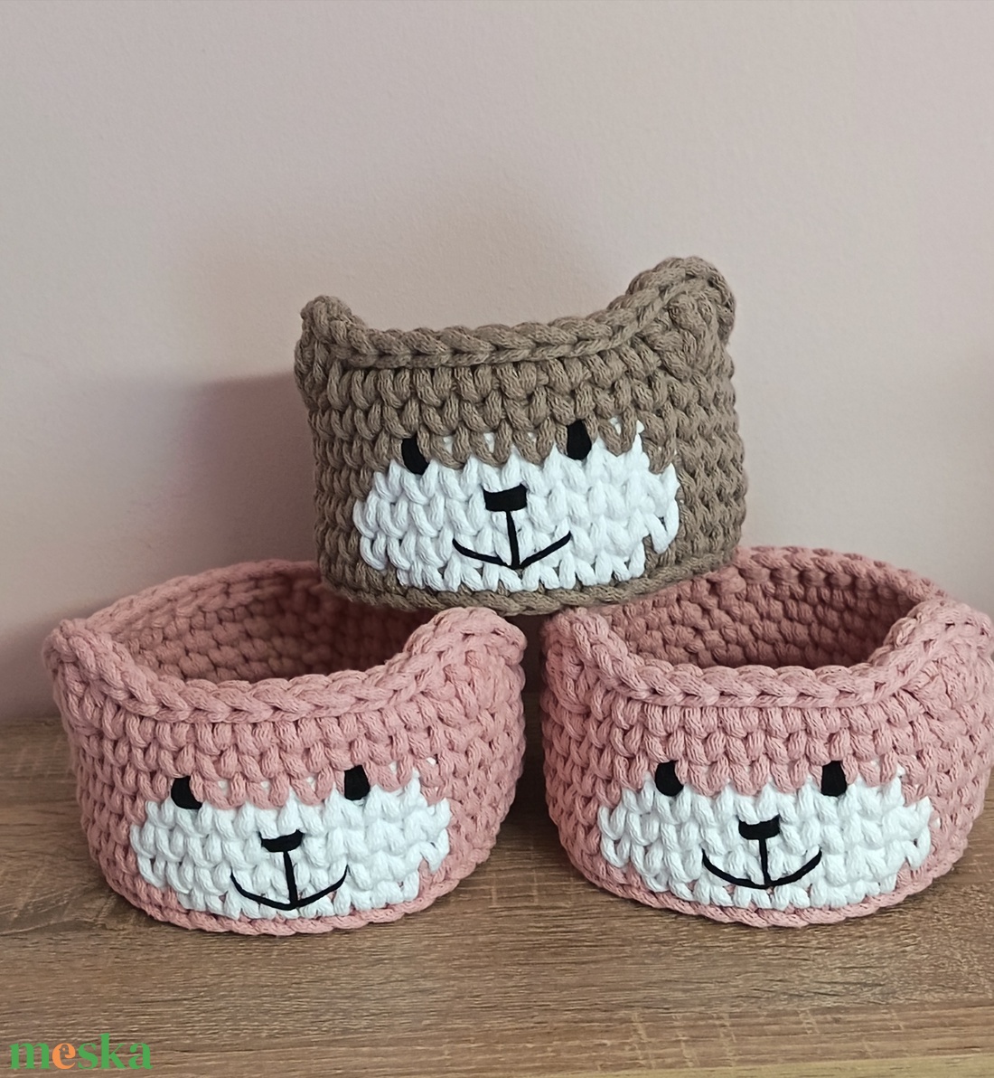 Maci kosár - otthon & életmód - tárolás & rendszerezés - tárolókosár - Meska.hu