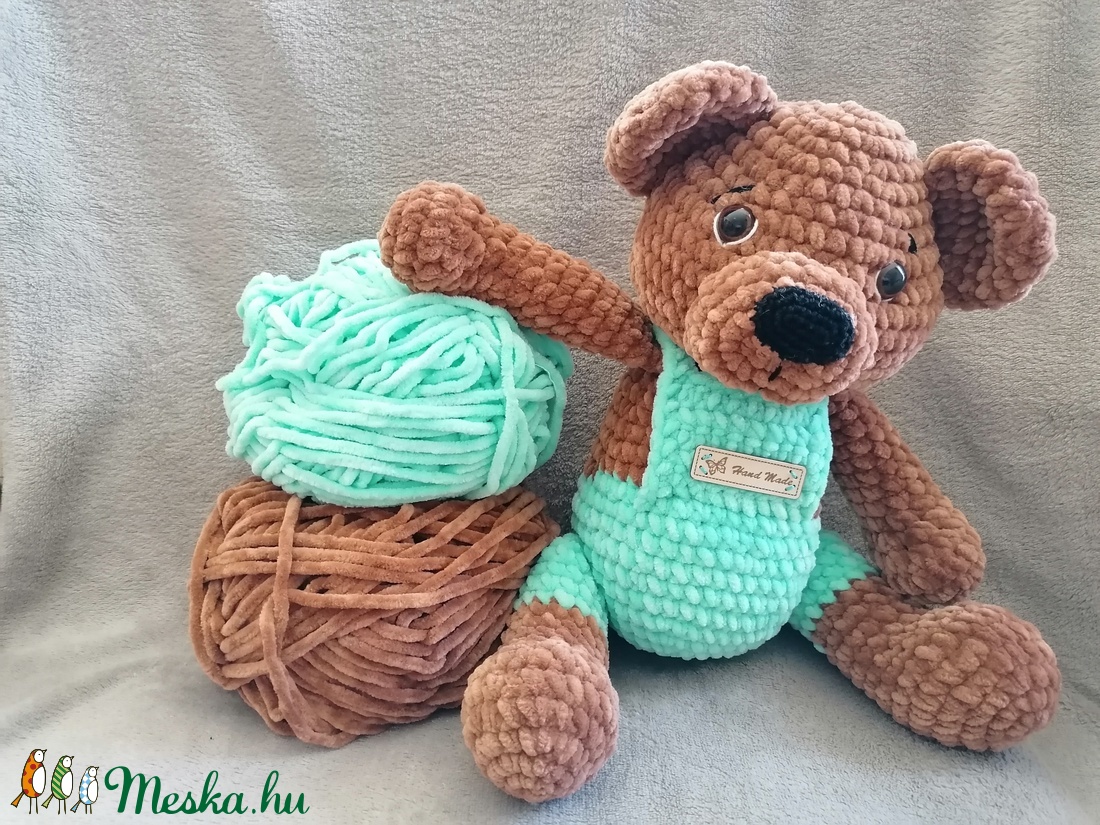 Plüss amigurumi mackó - játék & sport - plüssállat & játékfigura - maci - Meska.hu Plüss amigurumi mackó - játék & sport - plüssállat & játékfigura - maci - Meska.hu