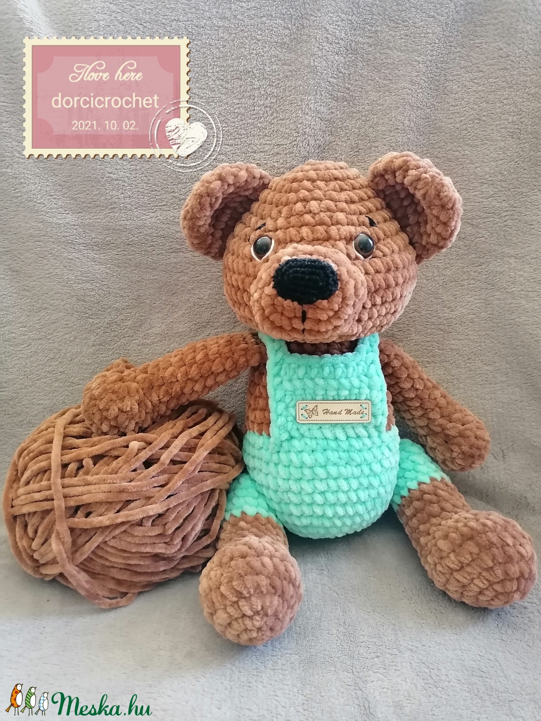 Plüss amigurumi mackó - játék & sport - plüssállat & játékfigura - maci - Meska.hu Plüss amigurumi mackó - játék & sport - plüssállat & játékfigura - maci - Meska.hu