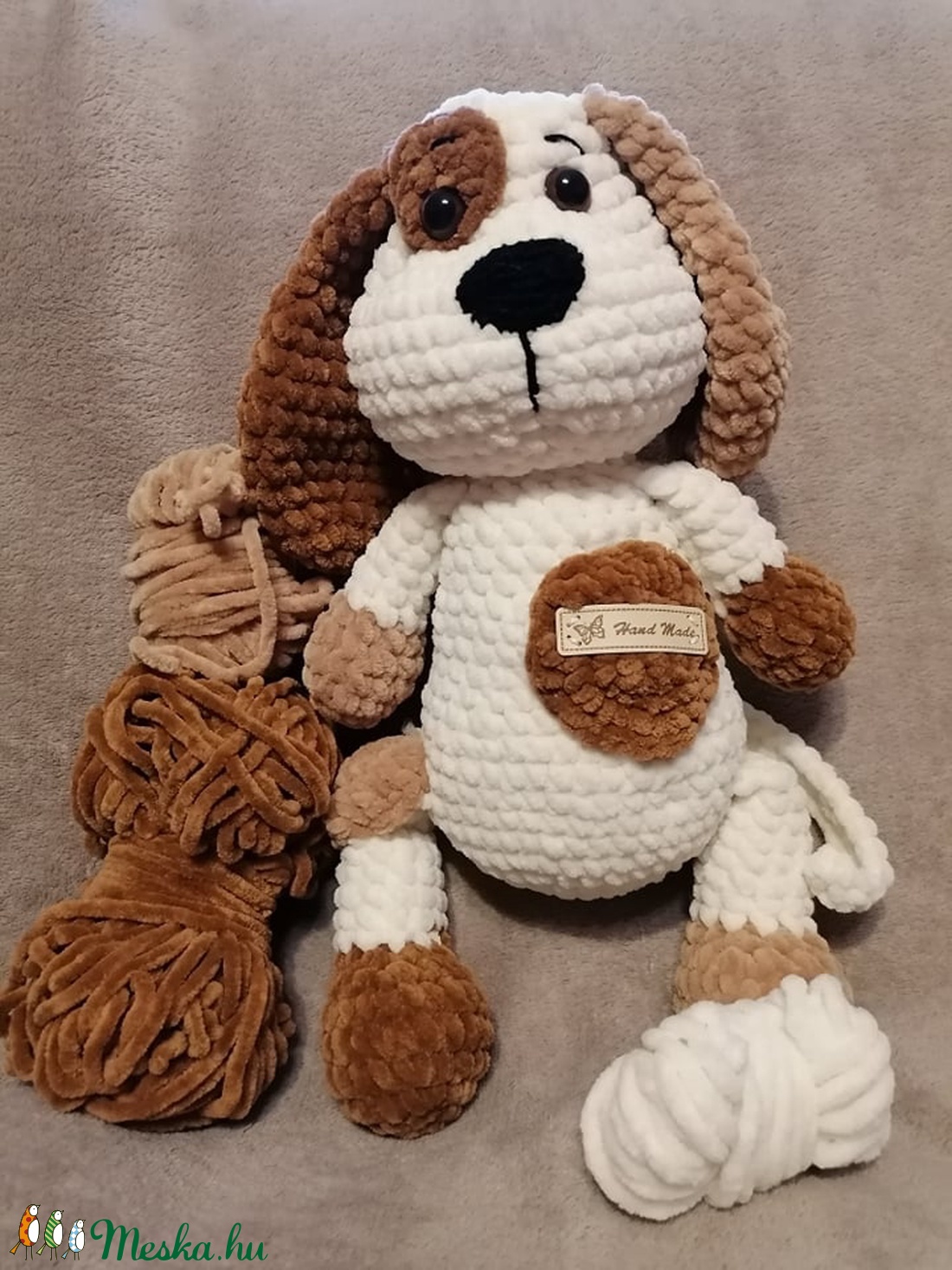 Foltoska amigurumi kutya - játék & sport - plüssállat & játékfigura - kutya - Meska.hu Foltoska amigurumi kutya - játék & sport - plüssállat & játékfigura - kutya - Meska.hu