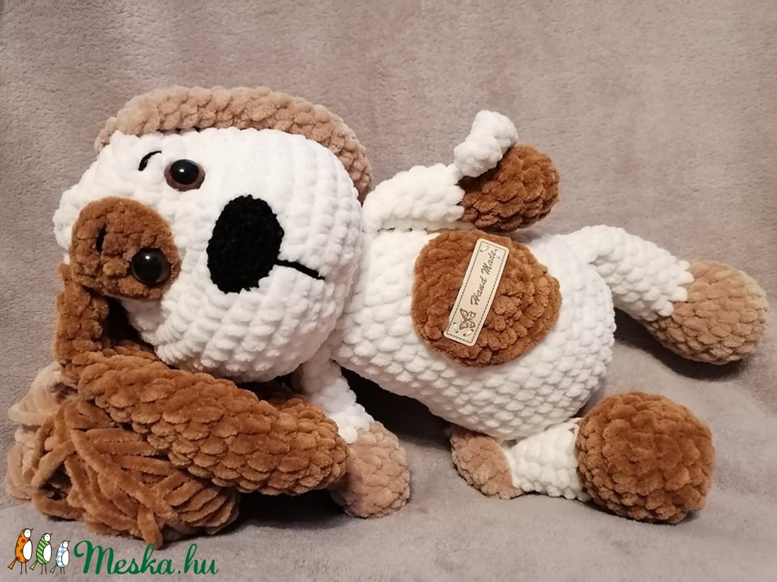 Foltoska amigurumi kutya - játék & sport - plüssállat & játékfigura - kutya - Meska.hu Foltoska amigurumi kutya - játék & sport - plüssállat & játékfigura - kutya - Meska.hu