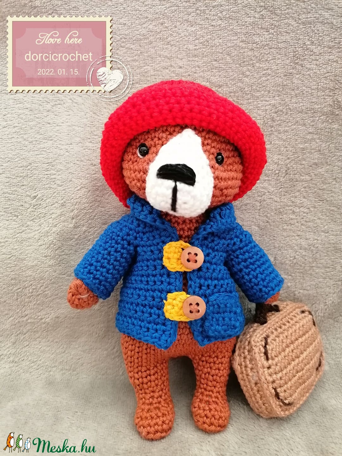 Paddington mackó - játék & sport - plüssállat & játékfigura - maci - Meska.hu Paddington mackó - játék & sport - plüssállat & játékfigura - maci - Meska.hu