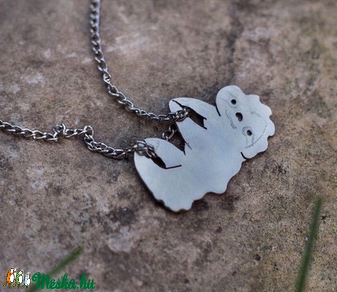 Lajhár nyaklánc, állatos nyaklánc, lajhár ékszer -  - Meska.hu