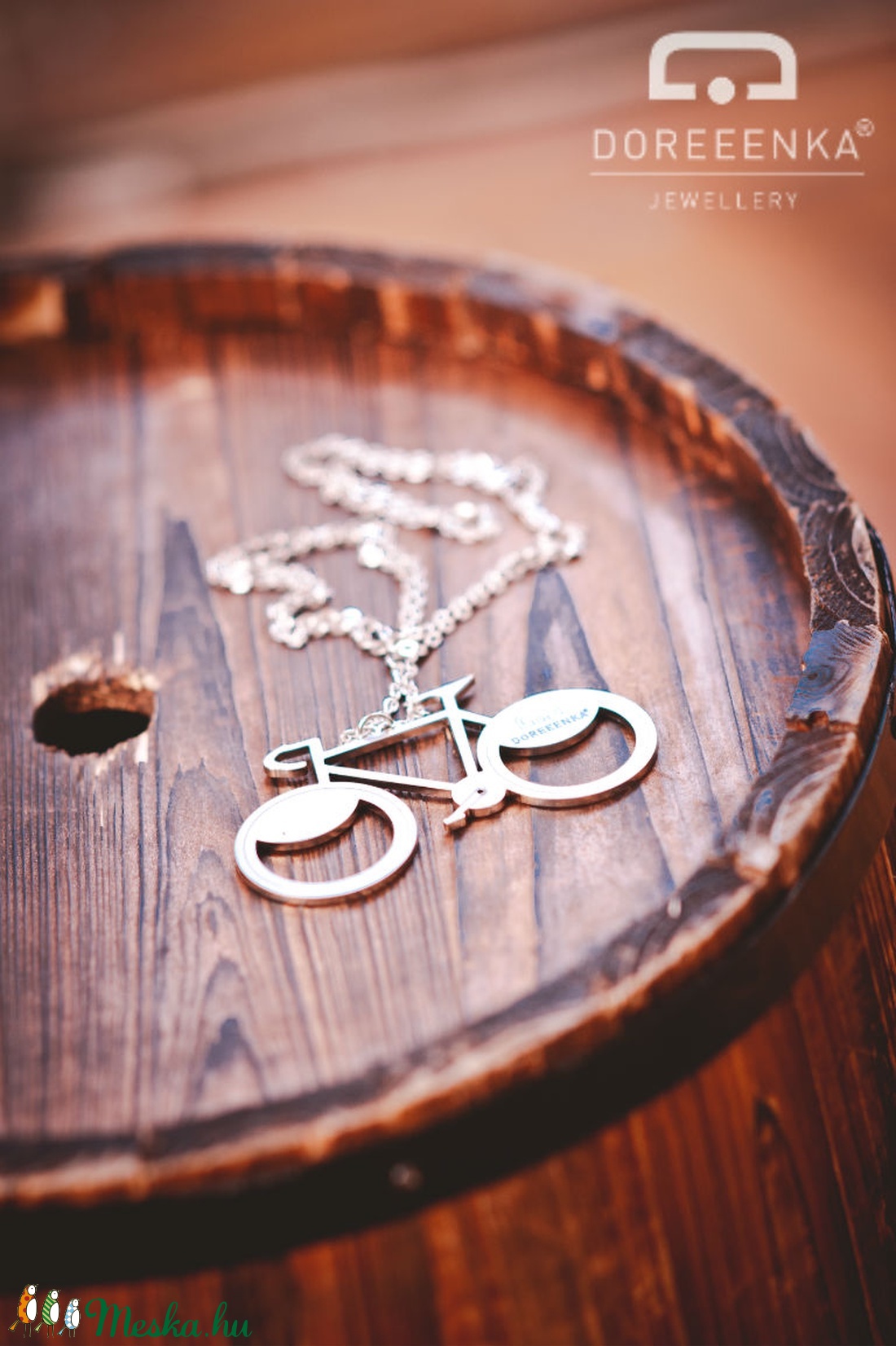 BICIKLIS sörnyitó fesztivál nyaklánc, BRINGÁS ÉKSZER, BICIKLISEKNEK -  - Meska.hu