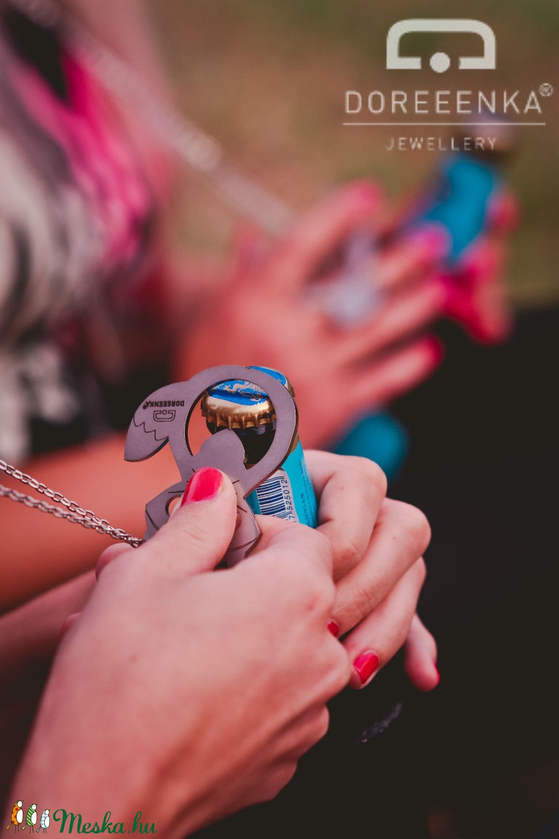 RÓKÁS sörnyitó fesztivál nyaklánc, RÓKÁS ÉKSZER, -  - Meska.hu