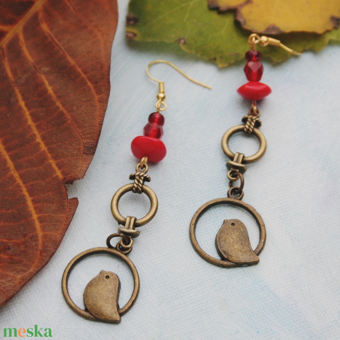 Pintyögő fityfiritty fülbevaló - ékszer - fülbevaló - lógó fülbevaló - Meska.hu