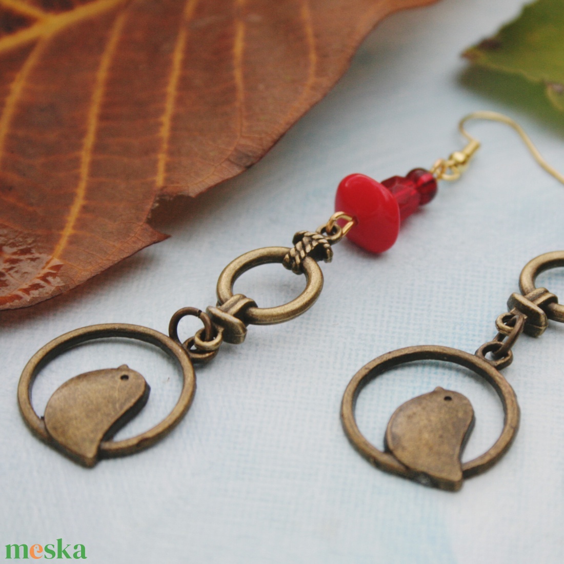 Pintyögő fityfiritty fülbevaló - ékszer - fülbevaló - lógó fülbevaló - Meska.hu