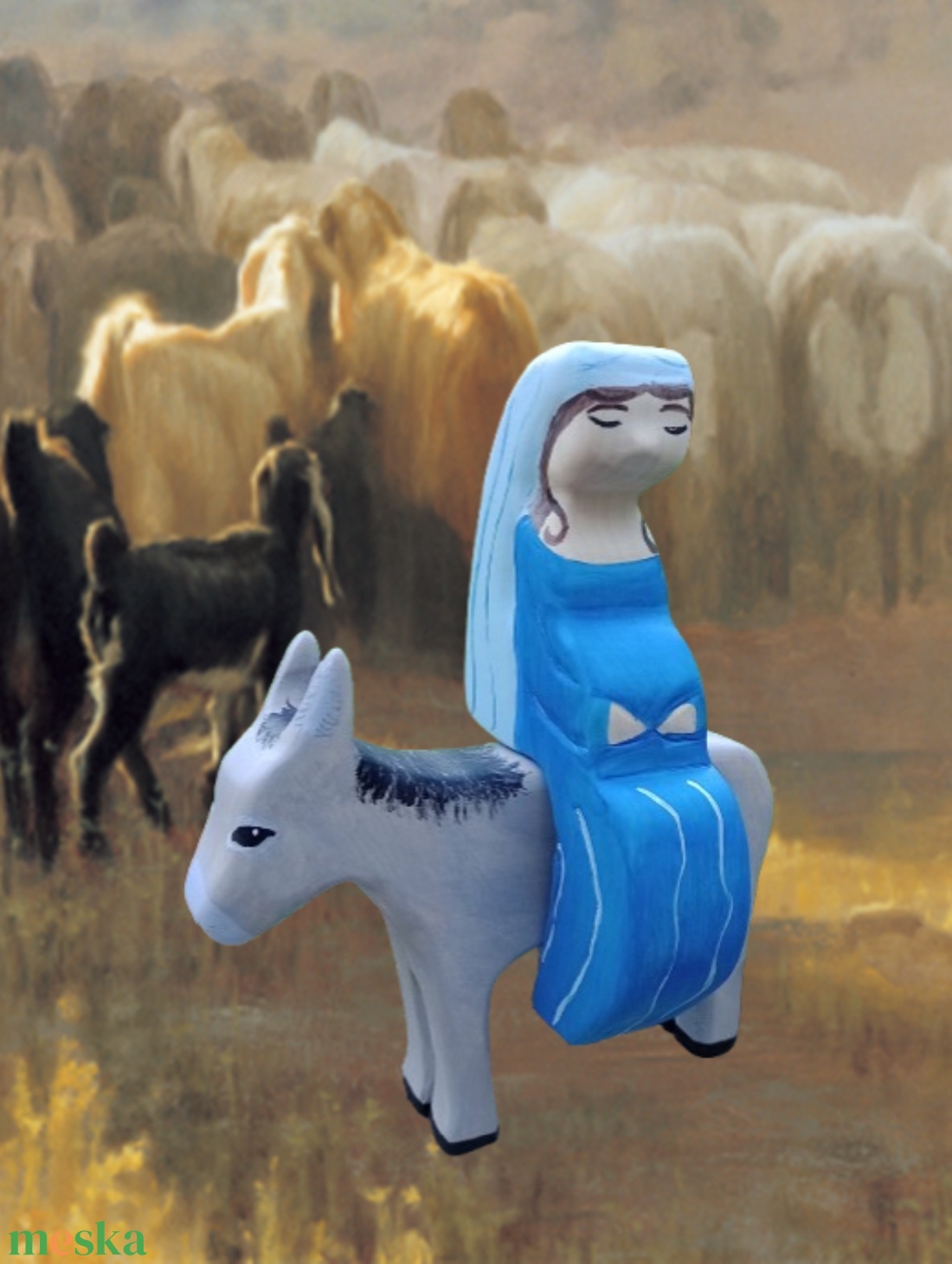 Mária útja szett - karácsony - karácsonyi lakásdekoráció - karácsonyi falu, házikó - Meska.hu