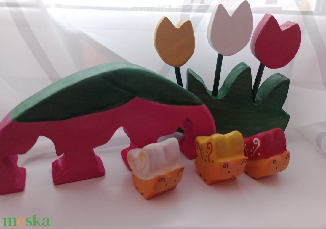 A három pillangó fajáték szett - játék & sport - készségfejlesztő és logikai játék - montessori szivárvány, waldorf játékok - Meska.hu