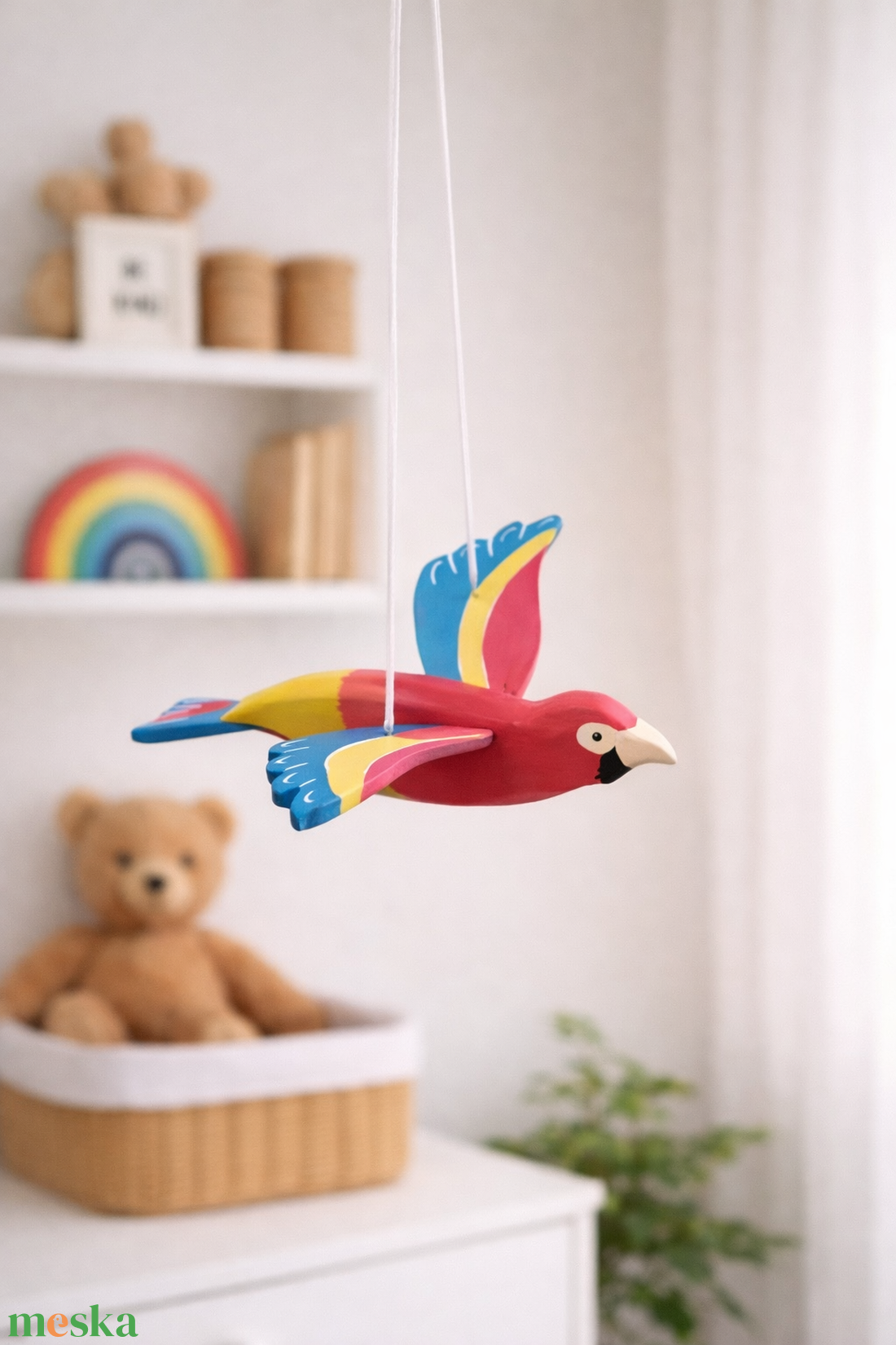 Felakasztható repülő madár dekoráció (1.) - otthon & életmód - dekoráció - fali és függő dekoráció - függődísz - Meska.hu