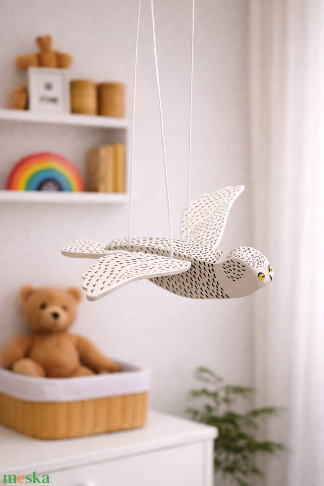 Felakasztható repülő madár dekoráció (2.) - otthon & életmód - dekoráció - fali és függő dekoráció - függődísz - Meska.hu