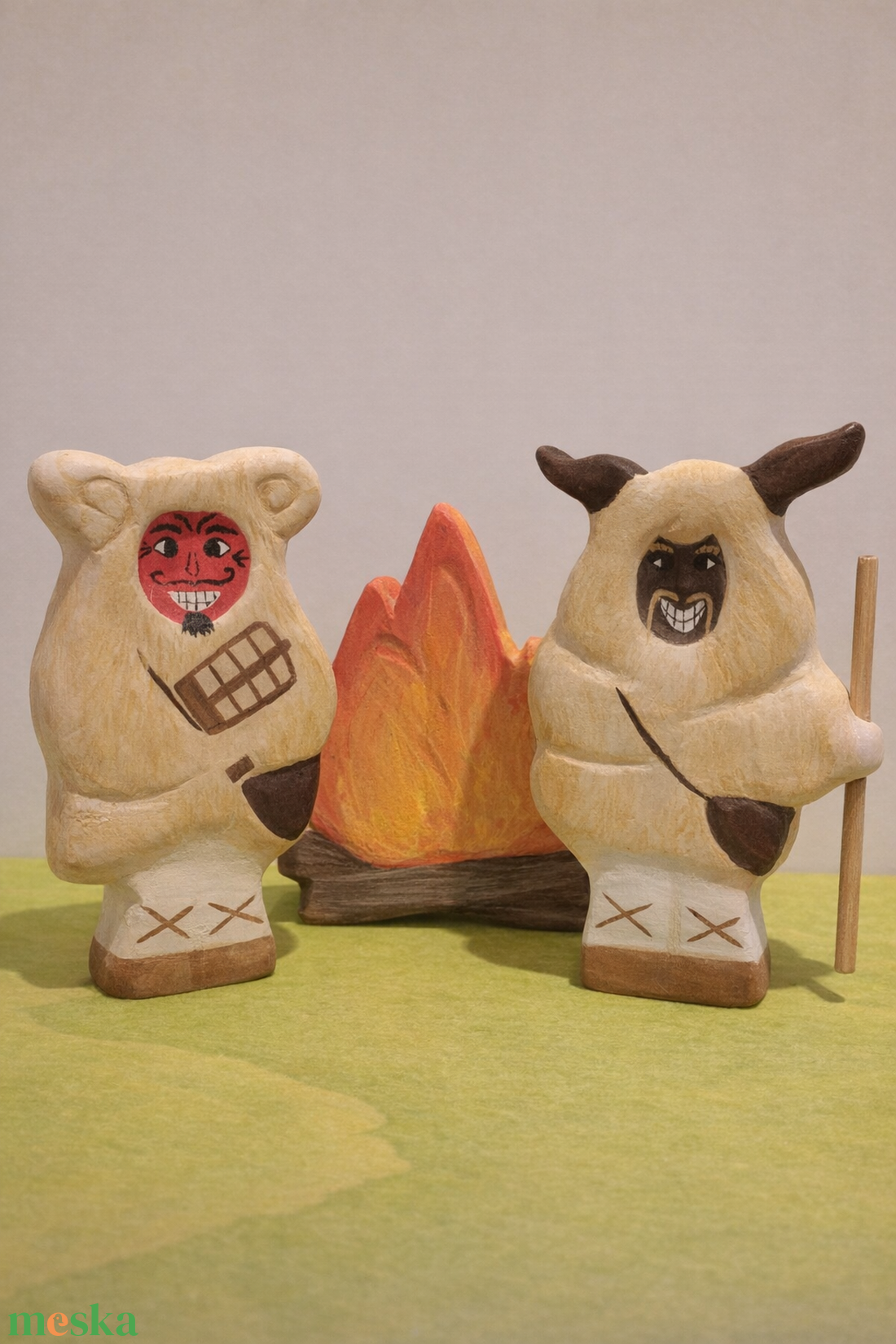  Busójárás fajáték szett - baba - mama - baba játékok - waldorf játékok - Meska.hu