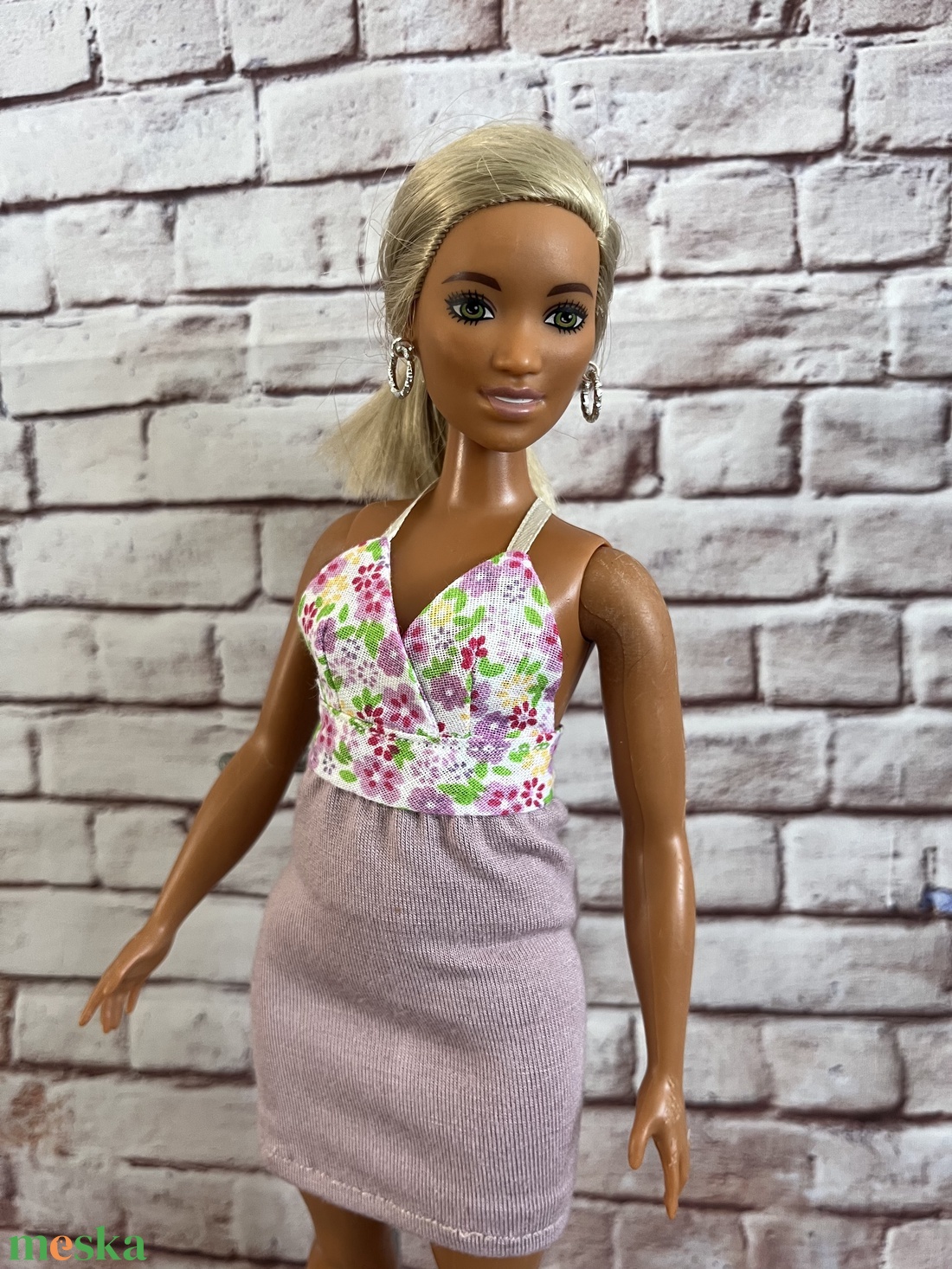 Barbie ruha pántos felsővel - játék & sport - baba & babaház - barbie ruhák - Meska.hu