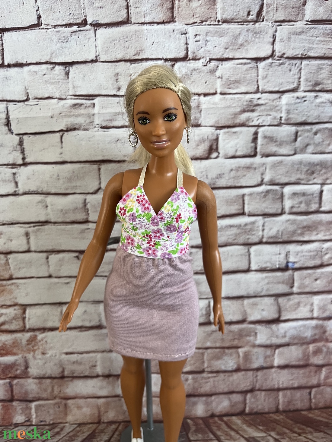 Barbie ruha pántos felsővel - játék & sport - baba & babaház - barbie ruhák - Meska.hu