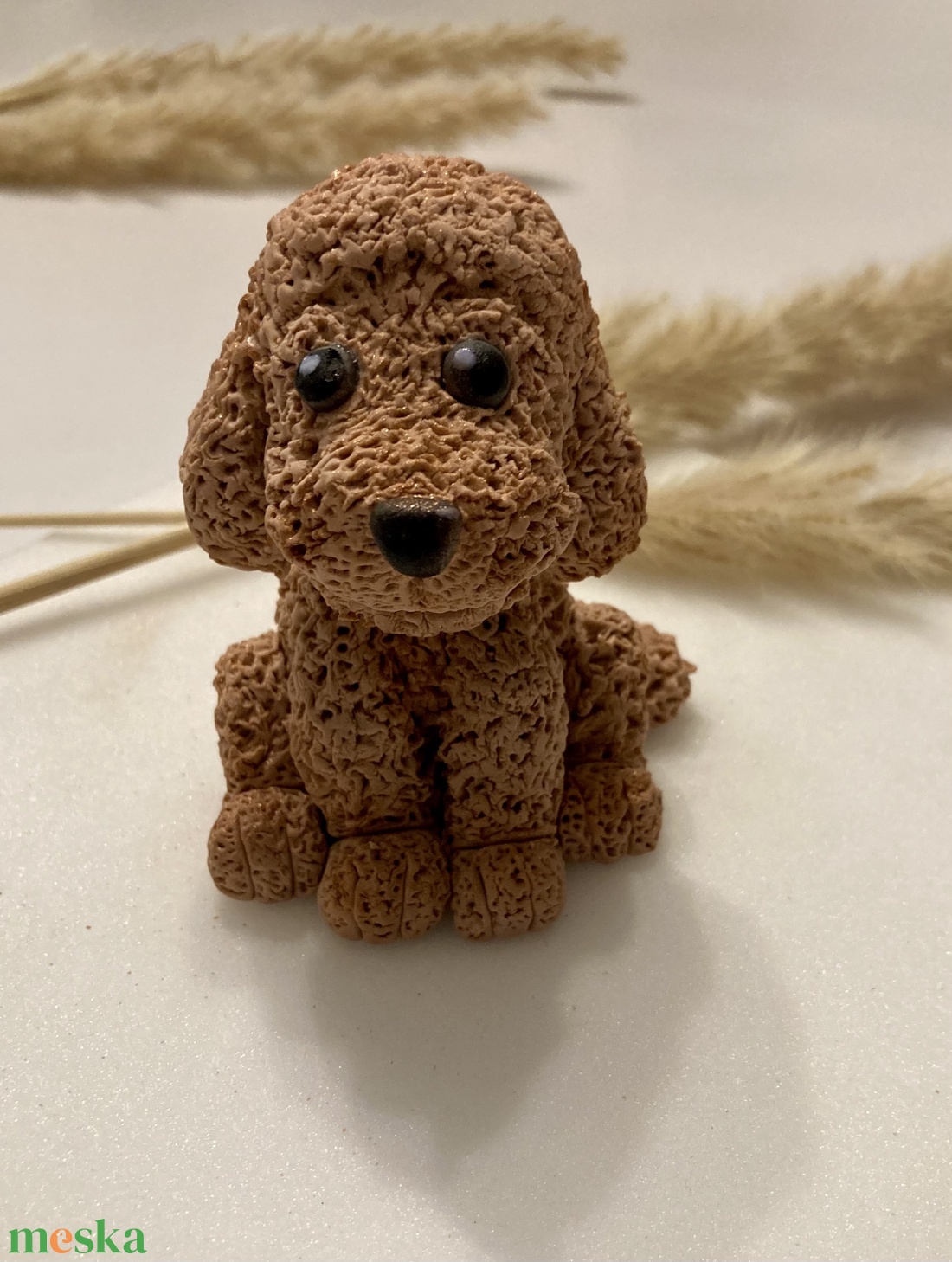 Uszkár kutya tortadísz - otthon & életmód - konyhafelszerelés, tálalás - sütés, főzés - sütidísz - Meska.hu