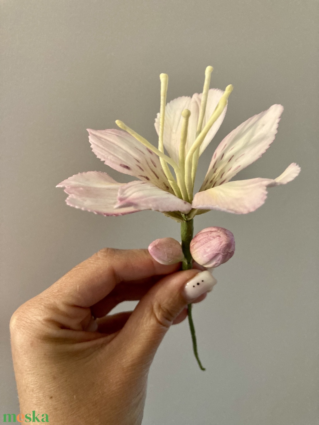 Inkaliliom tortadísz - diy (csináld magad) - egységcsomag - Meska.hu