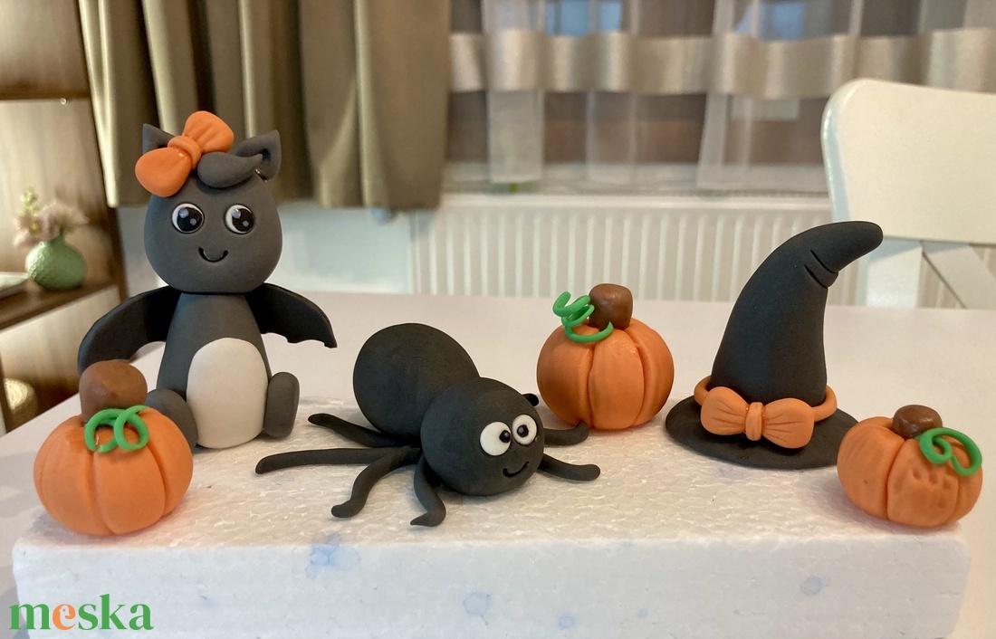 Halloween tortadísz - diy (csináld magad) - egységcsomag - Meska.hu