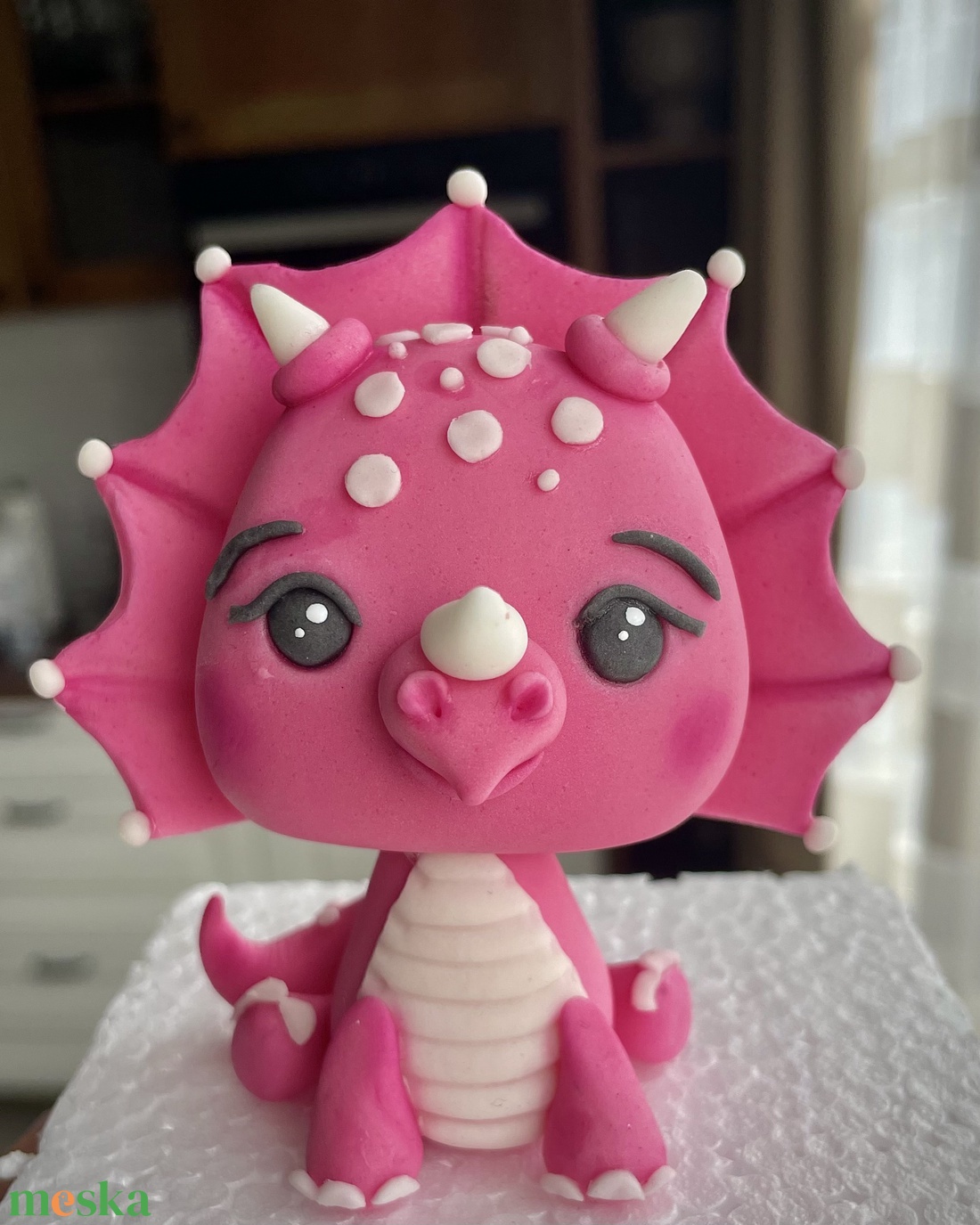 Triceratrop dino tortadisz - baba - mama - baba ágynemű - babafészek - Meska.hu