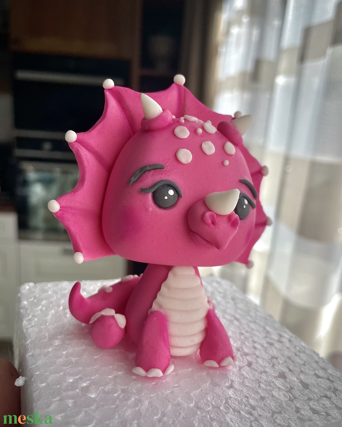 Triceratrop dino tortadisz - baba - mama - baba ágynemű - babafészek - Meska.hu