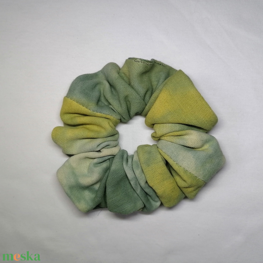 Batikolt scrunchie - textil hajgumi - ruha & divat - hajdísz & hajcsat - hajgumi - Meska.hu