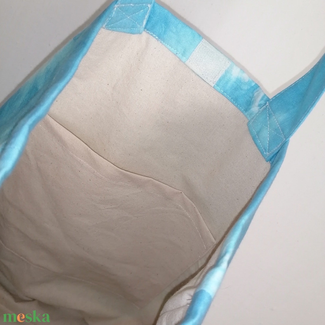 Türkizkék színű batikolt textil kézitáska - táska & tok - bevásárlás & shopper táska - shopper, textiltáska, szatyor - Meska.hu Türkizkék színű batikolt textil kézitáska - táska & tok - bevásárlás & shopper táska - shopper, textiltáska, szatyor - Meska.hu