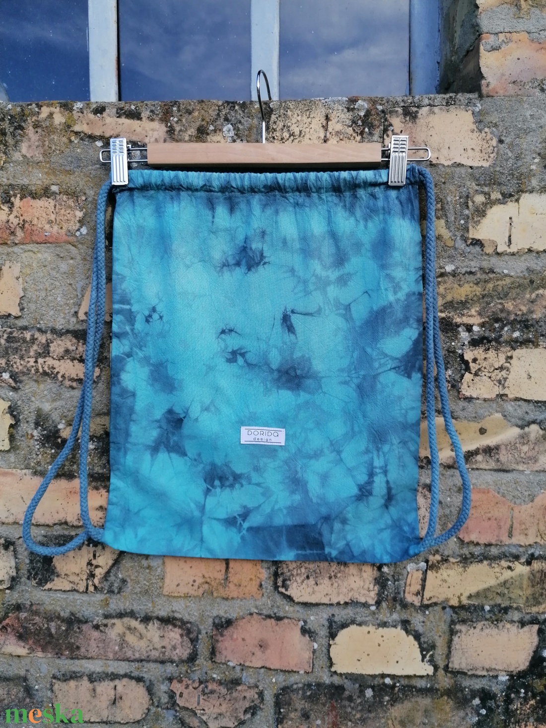 Batikolt gym bag - táska & tok - hátizsák - tornazsák, gymbag - Meska.hu