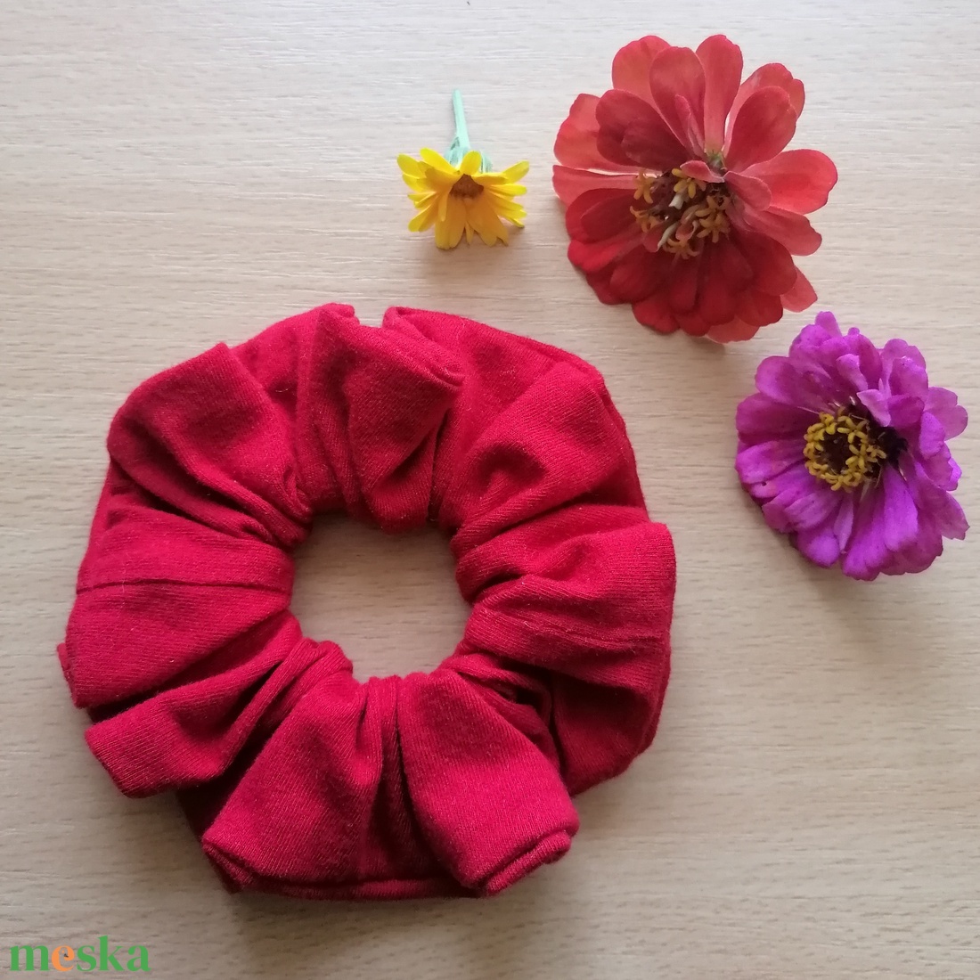 Scrunchie - textil hajgumi - ruha & divat - hajdísz & hajcsat - hajgumi - Meska.hu