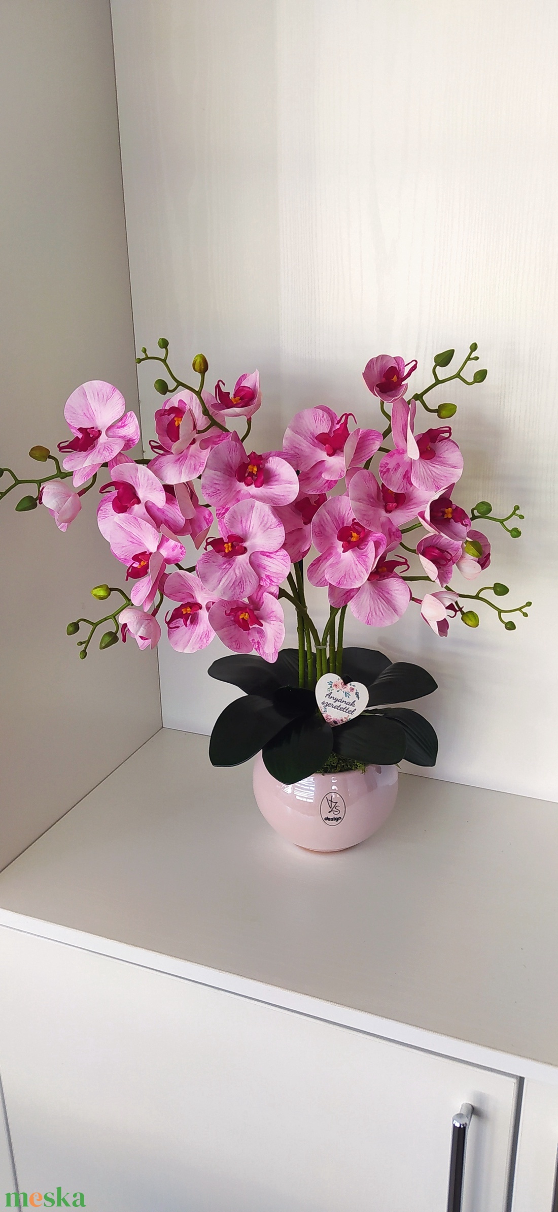 Mű orchidea - otthon & életmód - dekoráció - asztal és polc dekoráció - asztaldísz - Meska.hu Mű orchidea - otthon & életmód - dekoráció - asztal és polc dekoráció - asztaldísz - Meska.hu