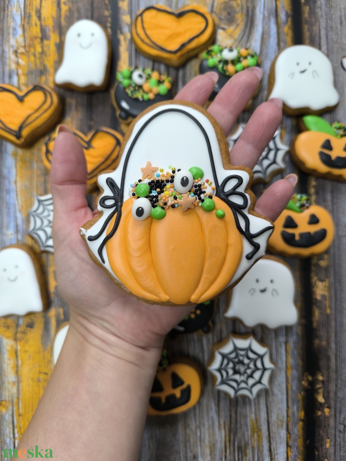 Halloween-i tök mézeskalács ajándék - otthon & életmód - dekoráció - halloween - halloweeni dekoráció - Meska.hu Halloween-i tök mézeskalács ajándék - otthon & életmód - dekoráció - halloween - halloweeni dekoráció - Meska.hu
