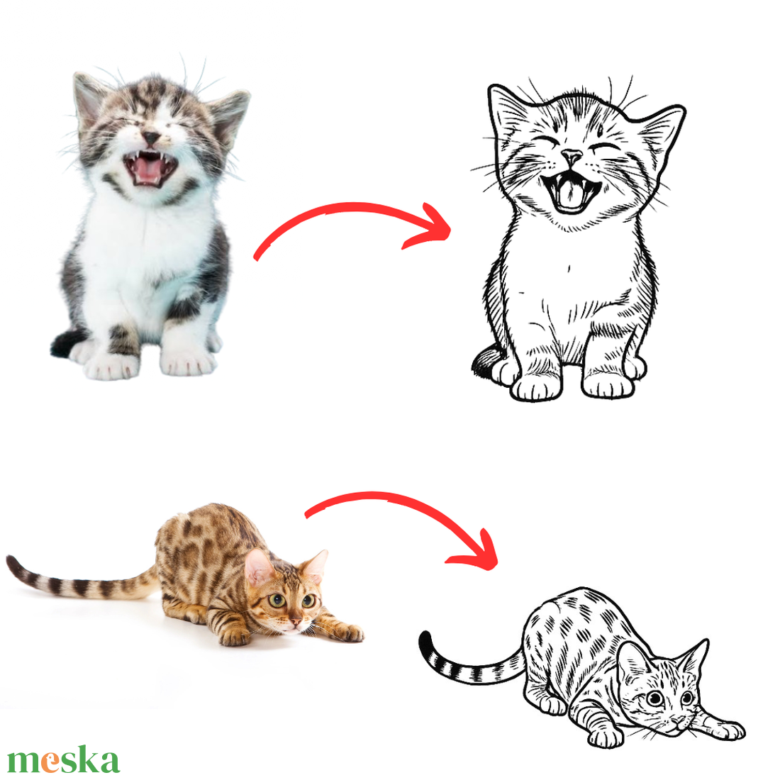 Házikedvenc ideiglenes tetoválás (egyedi) - művészet - grafika & illusztráció - digitális - Meska.hu