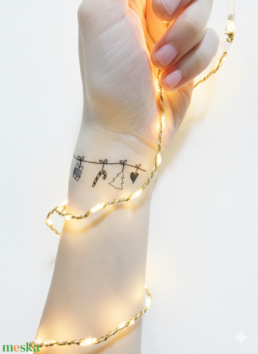 Karácsonyi mini ideiglenes tetkó csomag - karácsony - karácsonyi ruházat - karácsonyi ruha kiegészítők - Meska.hu