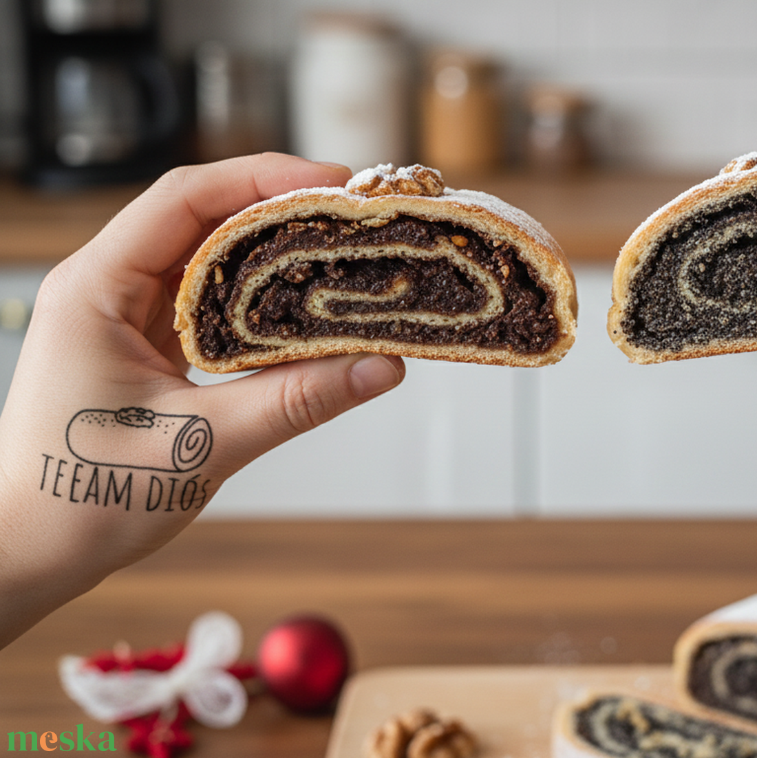 Karácsonyi ideiglenes tetkó (A6 méret) - karácsony - karácsonyi ruházat - karácsonyi ruha kiegészítők - Meska.hu