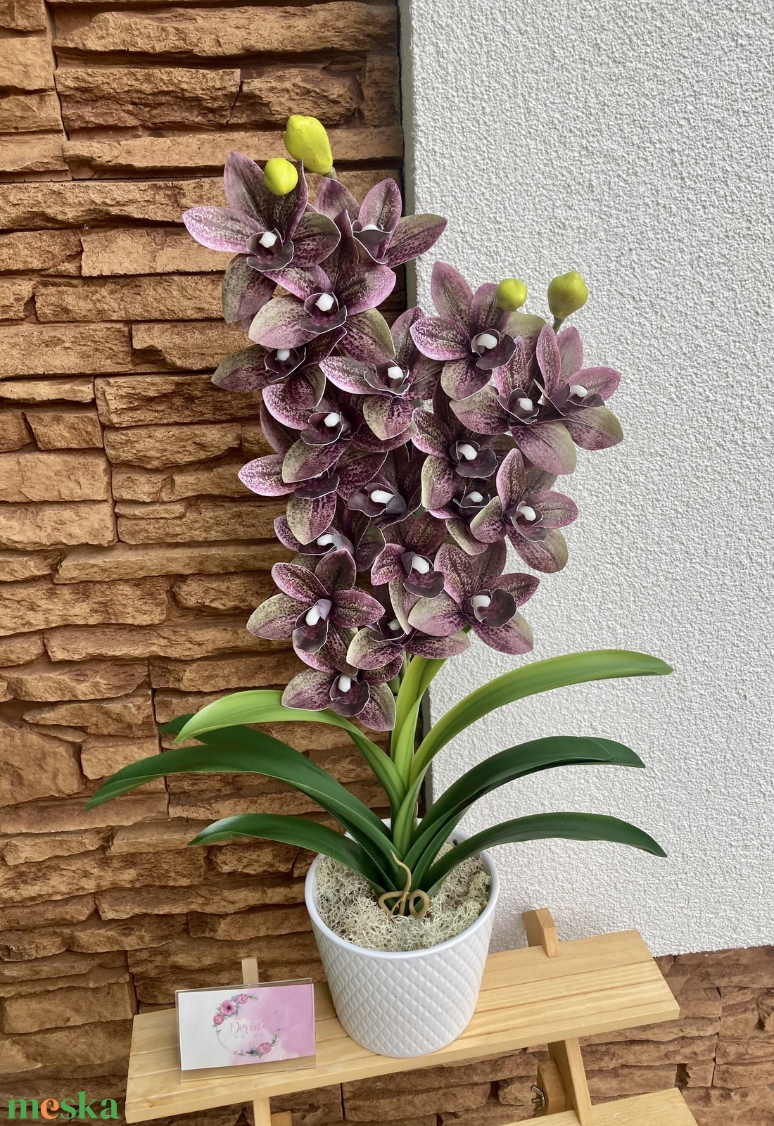 2 ágas, real touch csónak orchidea kerámia kaspóban-lila - otthon & életmód - dekoráció - virágdísz és tartó - csokor & virágdísz - Meska.hu 2 ágas, real touch csónak orchidea kerámia kaspóban-lila - otthon & életmód - dekoráció - virágdísz és tartó - csokor & virágdísz - Meska.hu