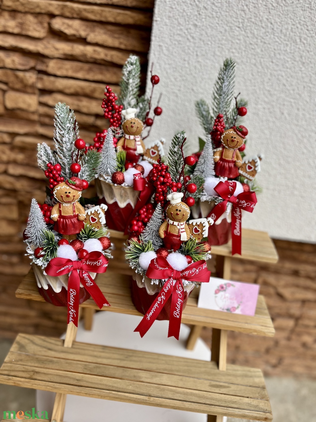 Karácsonyi asztaldísz kerámia alapra-mézi fiú - karácsony - adventi díszek - adventi asztaldísz - Meska.hu Karácsonyi asztaldísz kerámia alapra-mézi fiú - karácsony - adventi díszek - adventi asztaldísz - Meska.hu