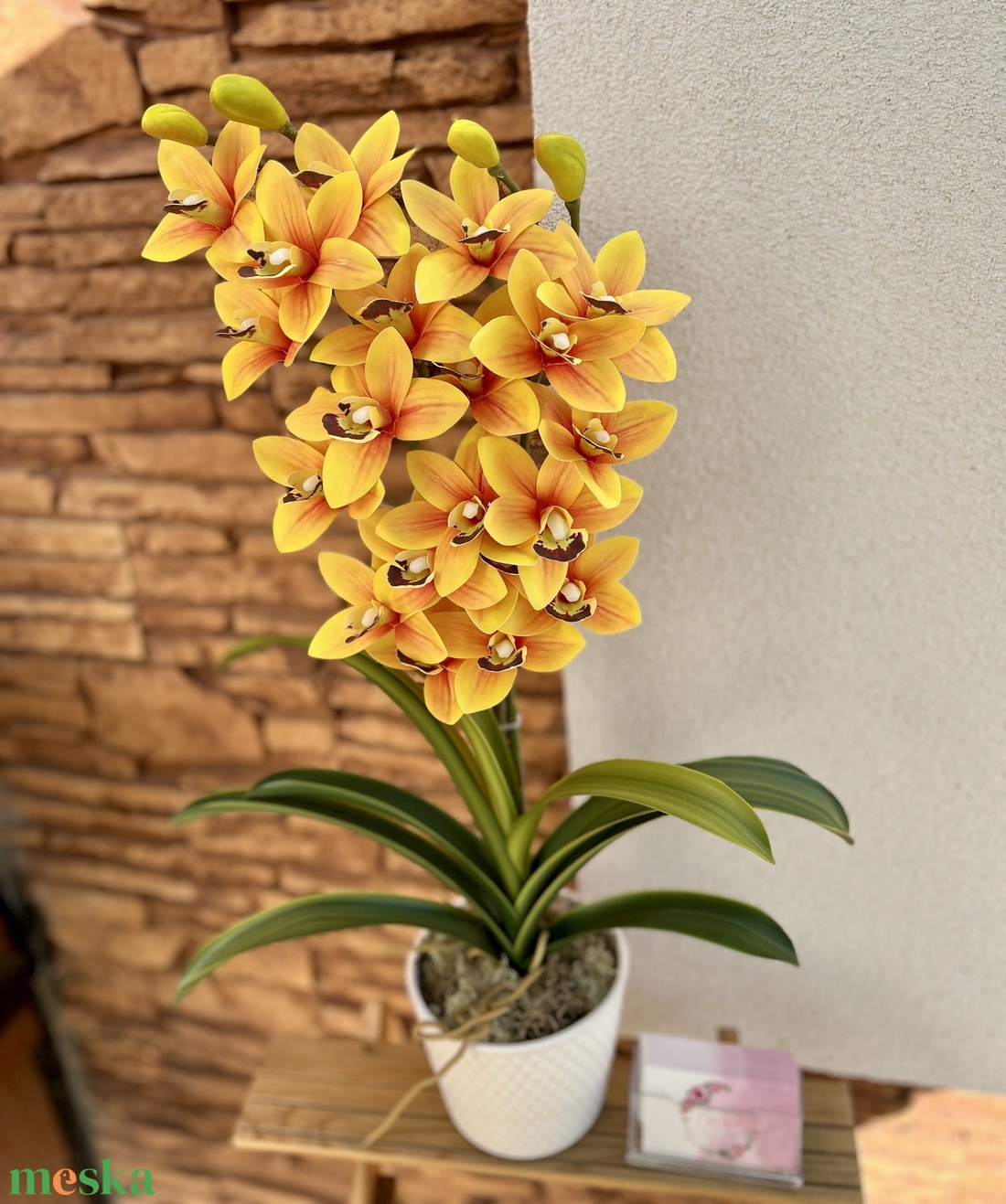 2 ágas, real touch csónak orchidea kerámia kaspóban-sárga - otthon & életmód - dekoráció - virágdísz és tartó - csokor & virágdísz - Meska.hu 2 ágas, real touch csónak orchidea kerámia kaspóban-sárga - otthon & életmód - dekoráció - virágdísz és tartó - csokor & virágdísz - Meska.hu